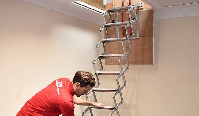 BPS Access Concertina Unique Loft Ladder