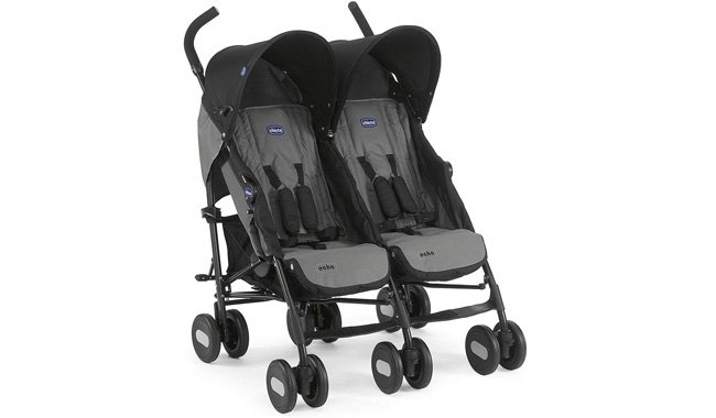 Chicco Echo Twin Stroller Coal