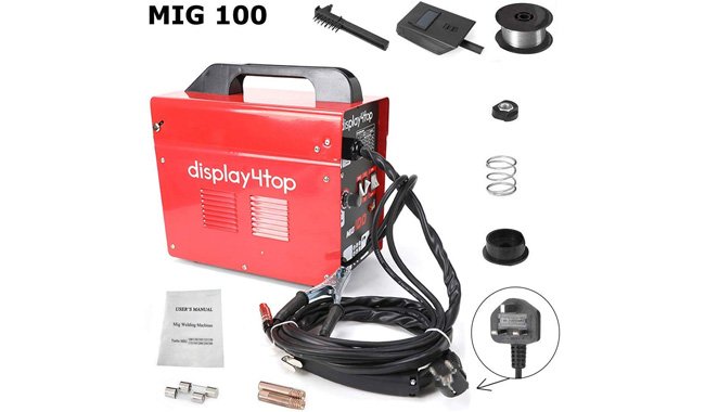 Display4top Professional Mig 130 Welder Gasless 230V