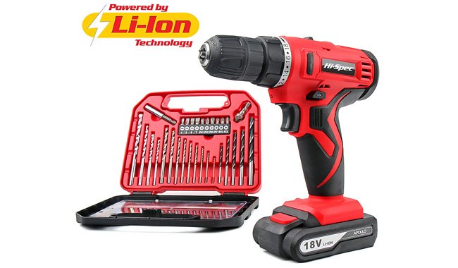 Hi-Spec Li-ion Battery Cordless Drill Driver Hi-Spec Li-ion Battery Cordless Drill Driver
