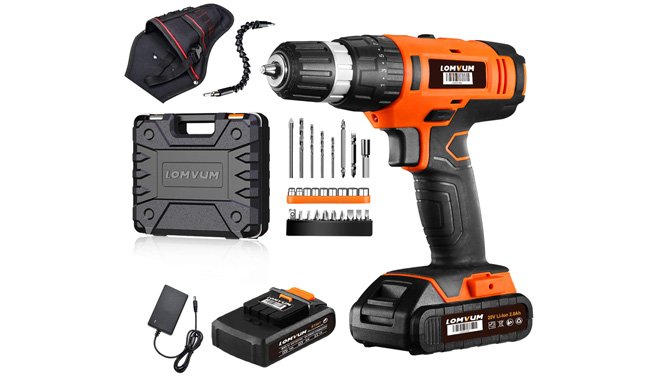 Lomvum 20V Cordless Impact Drill Lomvum 20V Cordless Impact Drill