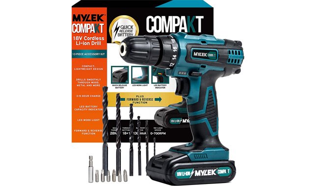 MYLEK MY18VCB 18V Cordless Drill Driver MYLEK MY18VCB 18V Cordless Drill Driver