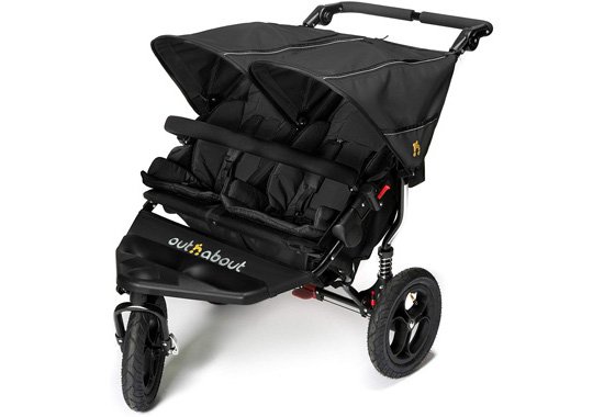 Out 'N' About Nipper Double V4 - Raven Black Premium