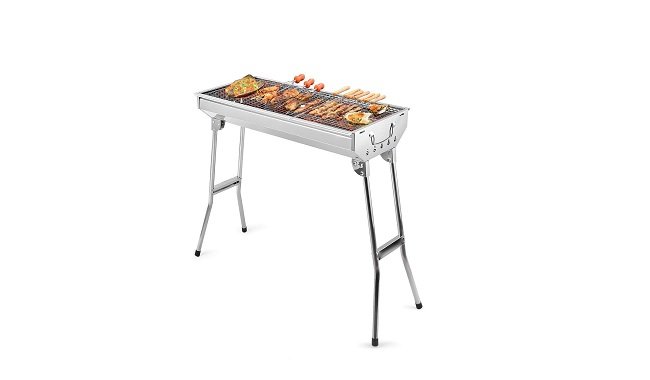 Uten Stainless Steel BBQ Charcoal Grill Smoker