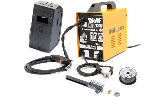 Wolf Portable Turbo Mig Welder 230v DC No Gas
