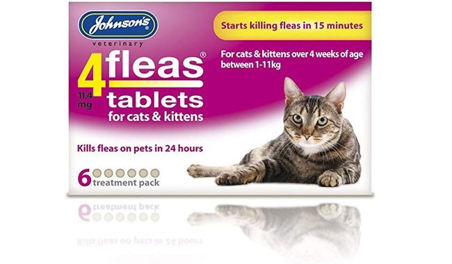 Johnsons 4fleas Tablets for Cats and Kittens, 6 Treatments