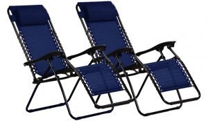 KEPLIN Heavy Duty Textoline Zero Gravity Chairs