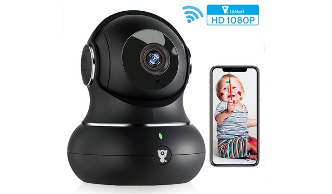Littlelf WiFi 1080P Wireless Pet Security Camera