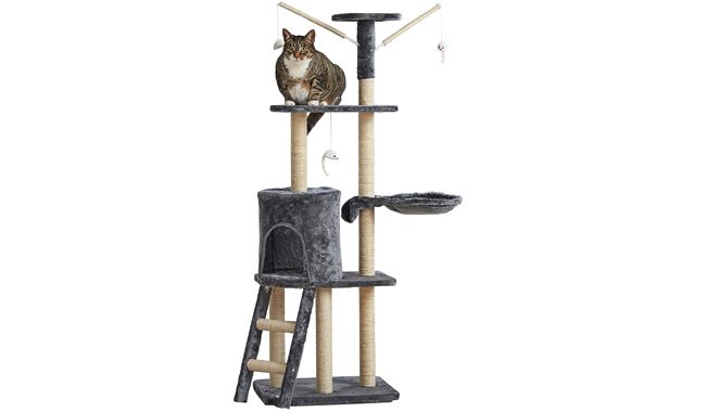 Milo & Misty 3 Platform Cat Tree Scratching Post Activity Centre