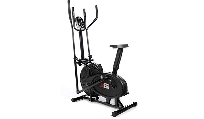 XS Sports Pro 2-in-1 Elliptical Cross Trainer Exercise Bike