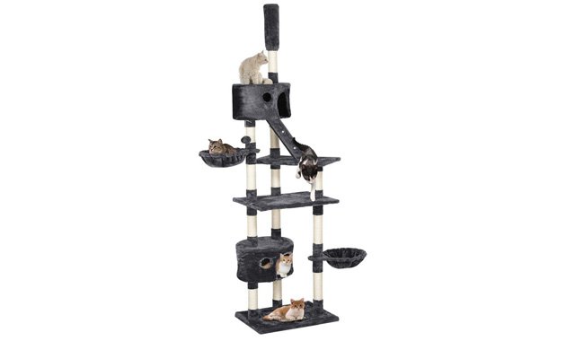 Yaheetech Cat Tree Floor to Ceiling