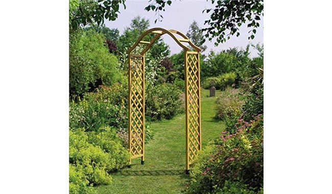 Gardman Elegant Wooden Garden Arch Gardman Elegant Wooden Garden Arch