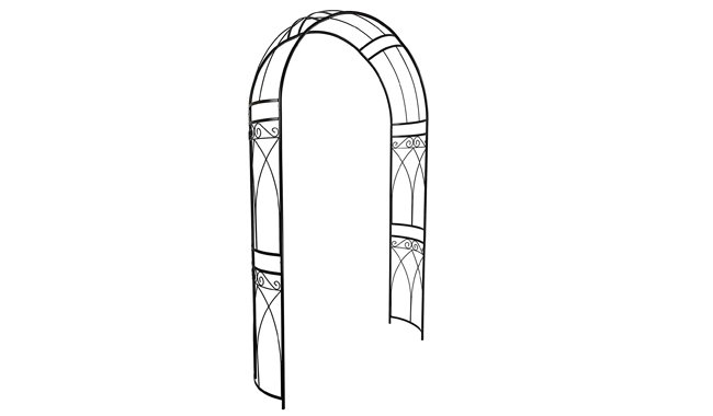 OUTOUR Stereoscopic Metal Garden Arch Arbor Archway OUTOUR Stereoscopic Metal Garden Arch Arbor Archway