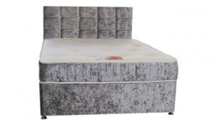 Just Beds Divan velvet Bed