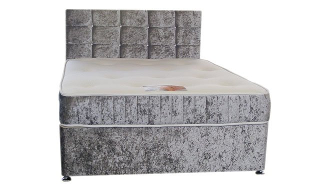 Just Beds Divan velvet Bed