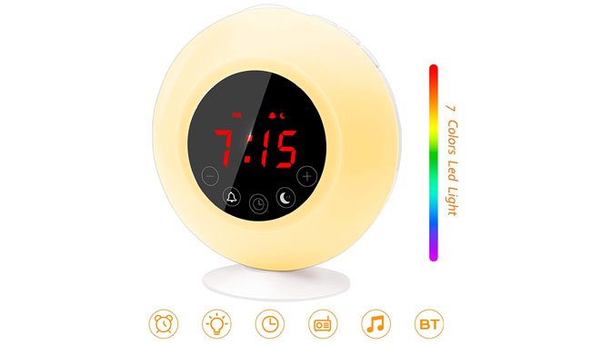 Greadio wake-up-light radio clock Greadio wake-up-light radio clock