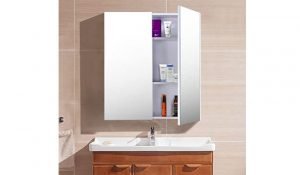 HOMCOM Mirror Cabinet