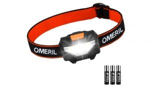 OMERIL USB Rechargeable Head Torch
