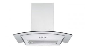 Cookology Curved Glass Chimney Cooker Hood