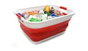 SAMMART Collapsible Laundry Plastic Basket