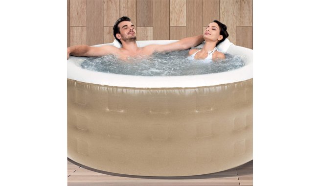 LIVIVO Inflatable Outdoor Hot Tub