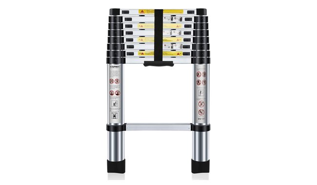 Nestling Multi-Purpose Telescopic Aluminium Ladder 56.99 Nestling Multi-Purpose Telescopic Aluminium Ladder 56.99