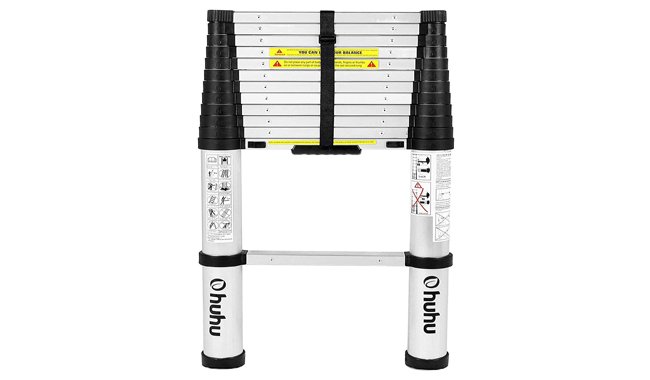 Ohuhu Aluminum Telescopic Extension Ladder Ohuhu Aluminum Telescopic Extension Ladder