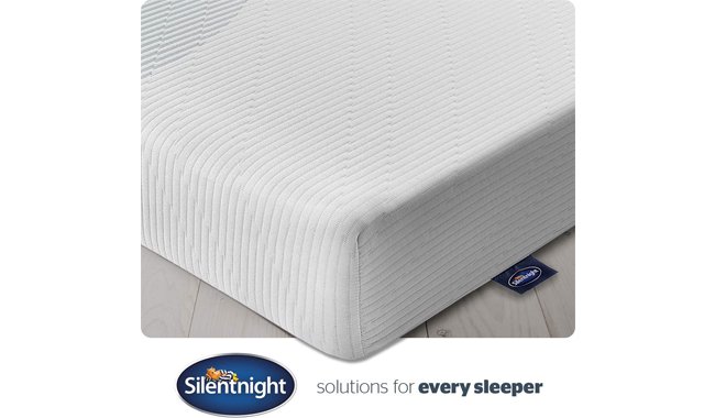 Silentnight 3 Zone Memory Foam Rolled Mattress