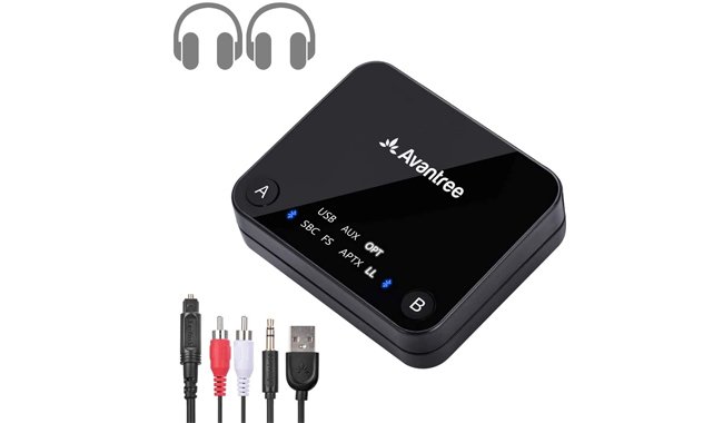 Avantree Audikast aptX Low Latency Bluetooth Audio Transmitter Avantree Audikast aptX Low Latency Bluetooth Audio Transmitter