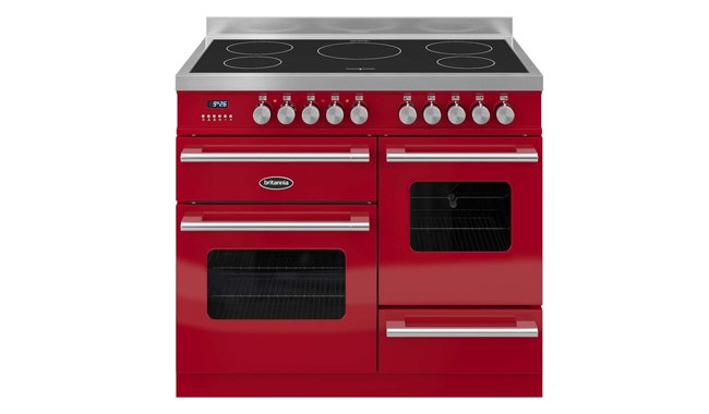 Britannia RC-10XGI-DE-RED Delphi 100cm Induction Range Cooker Britannia RC-10XGI-DE-RED Delphi 100cm Induction Range Cooker