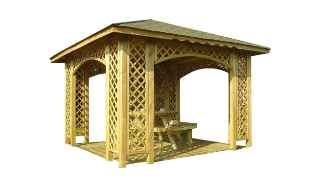 Checo Wooden Pavilion Gazebo