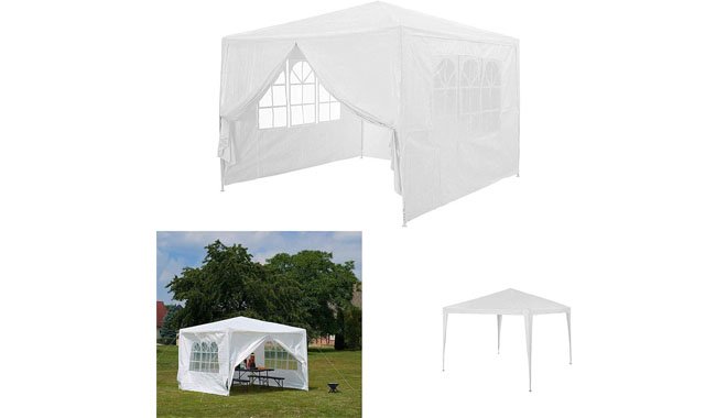 AutoBaBa 3x3m Side Panels Garden Gazebo AutoBaBa 3x3m Side Panels Garden Gazebo