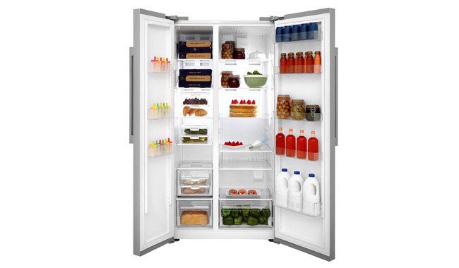 Beko Freestanding American Style Fridge Freezer