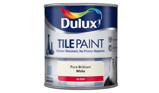 Dulux Brilliant White Tile Paint