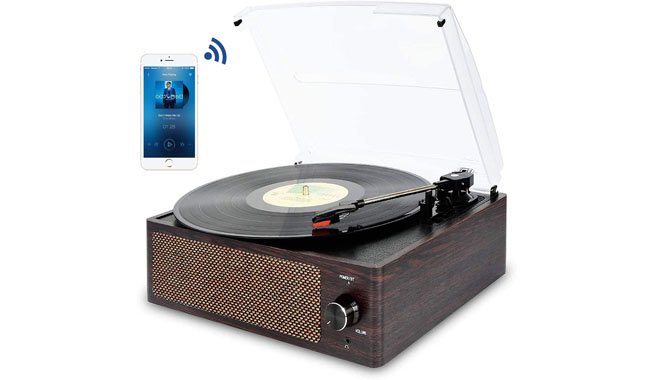 Mersoco M49Brown-UK Bluetooth Record Player Mersoco M49Brown-UK Bluetooth Record Player