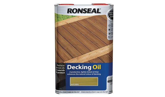 Ronseal RSLDOCL5L Natural Decking Oil Ronseal RSLDOCL5L Natural Decking Oil