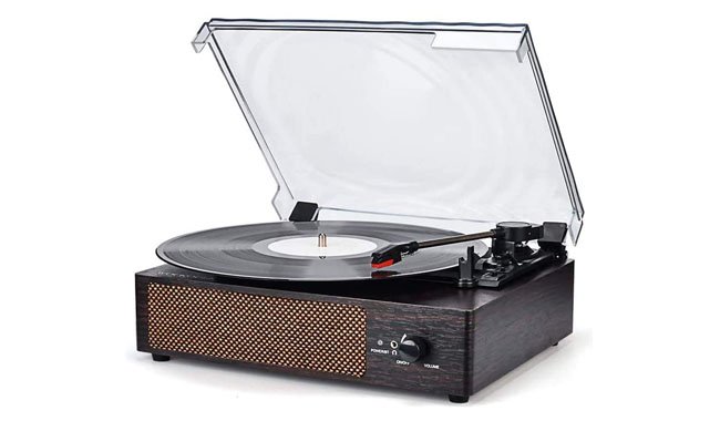 WOCKODER KD-2008BL Portable Wireless Turntable WOCKODER KD-2008BL Portable Wireless Turntable