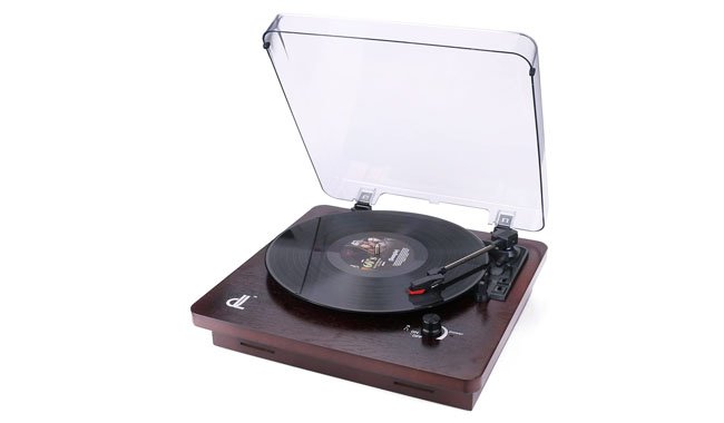 dl DL639PW Portable Wooden Suitcase Turntable dl DL639PW Portable Wooden Suitcase Turntable