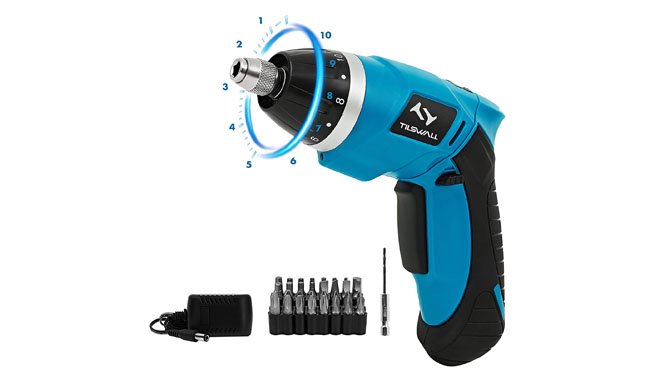 Tilswall TSW-SD-YG Mini Rechargeable Cordless Screwdriver Tilswall TSW-SD-YG Mini Rechargeable Cordless Screwdriver